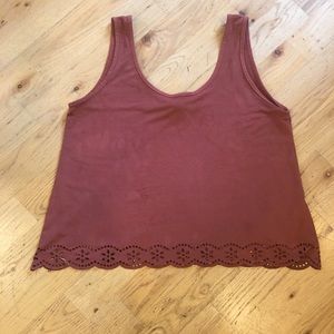 Rust Colored Crop Top